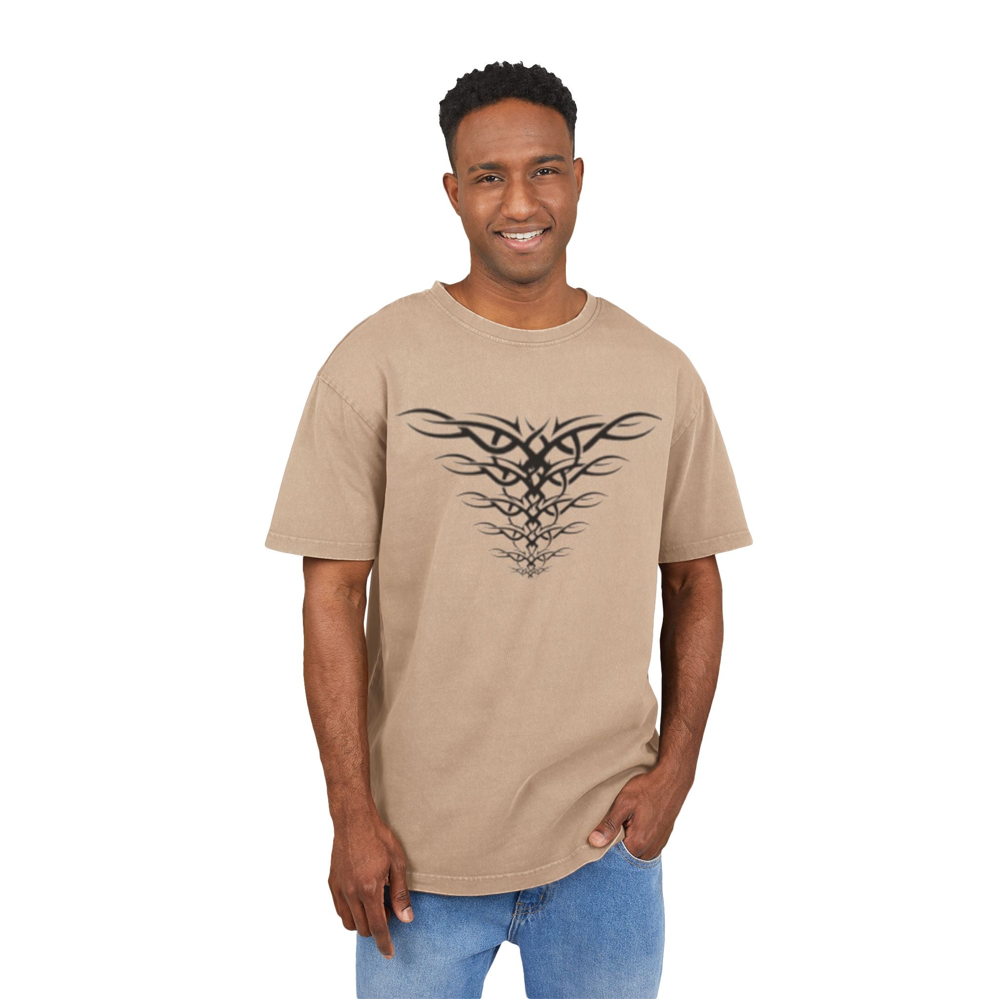 Peak Force - Men's Oversized Tribal Tee