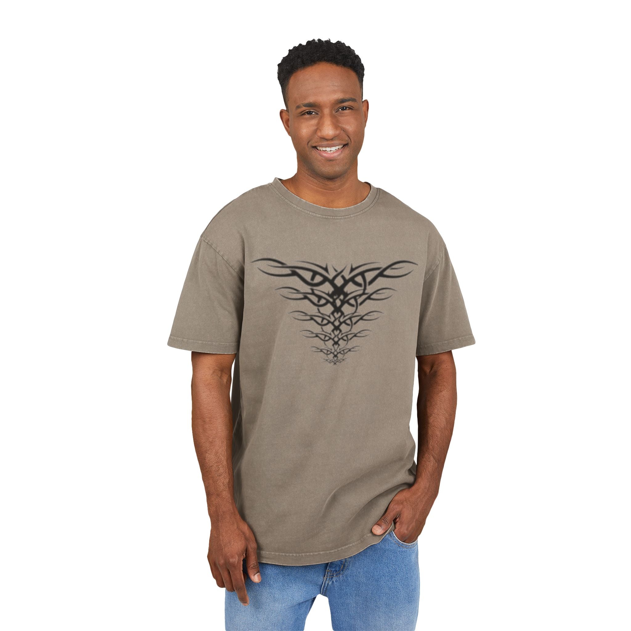 Peak Force - Men's Oversized Tribal Tee