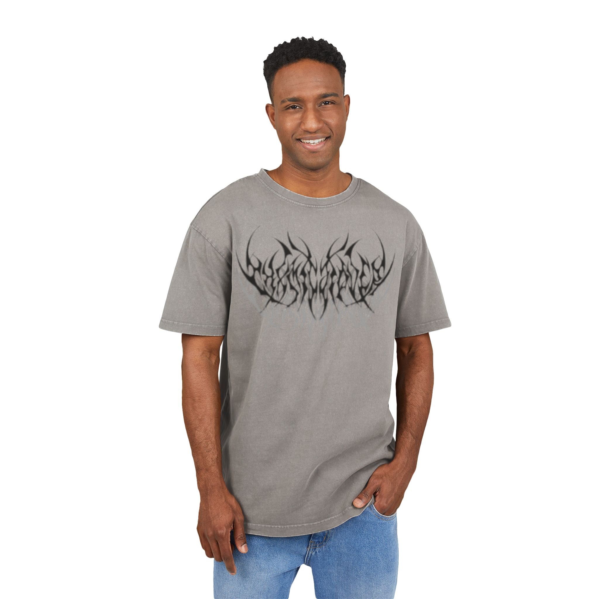 Demon Overload - Men's Oversized Tribal Tee