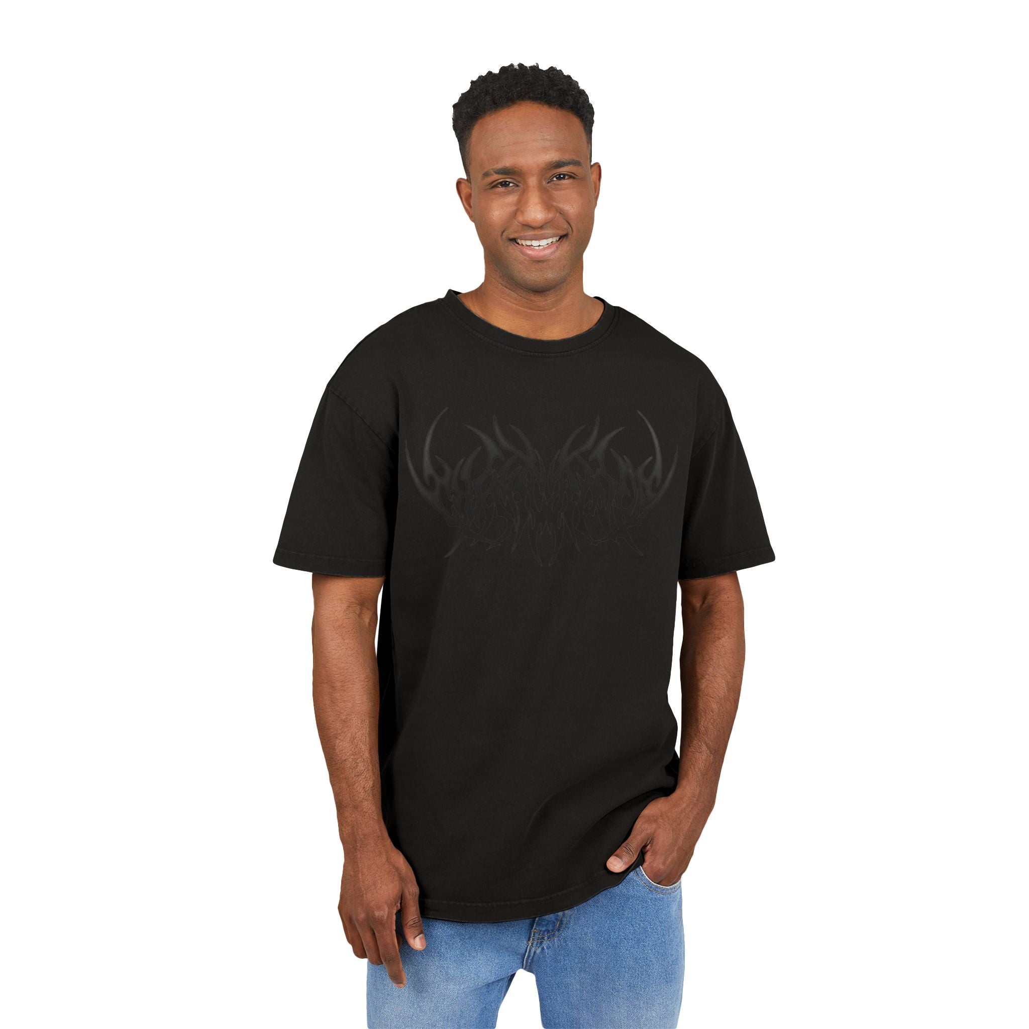 Demon Slayer - Men's Oversized Tribal Tee