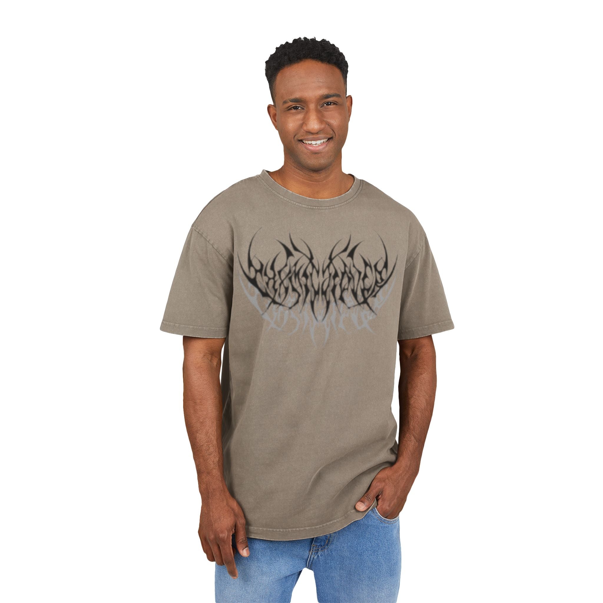 Demon Overload - Men's Oversized Tribal Tee
