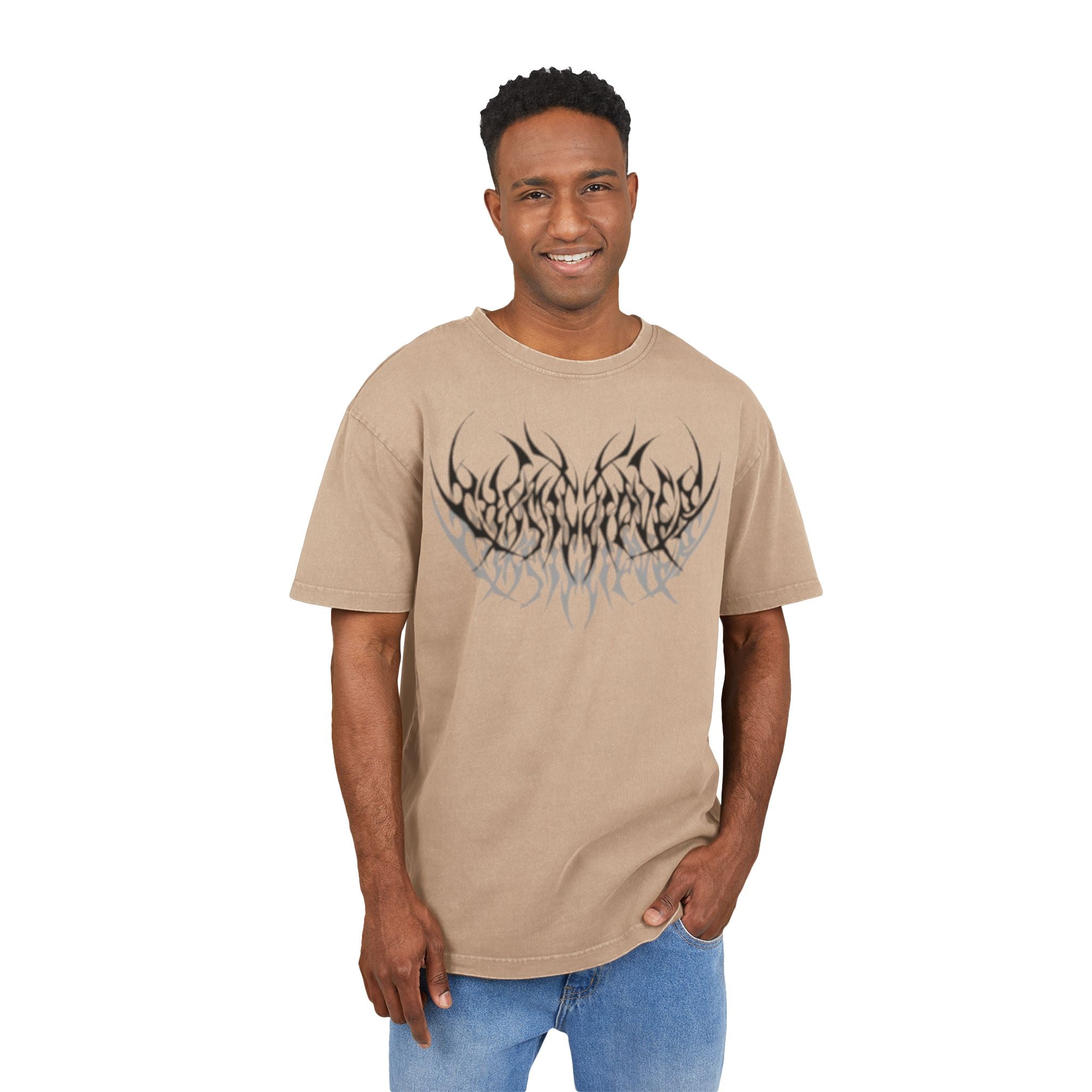 Demon Overload - Men's Oversized Tribal Tee