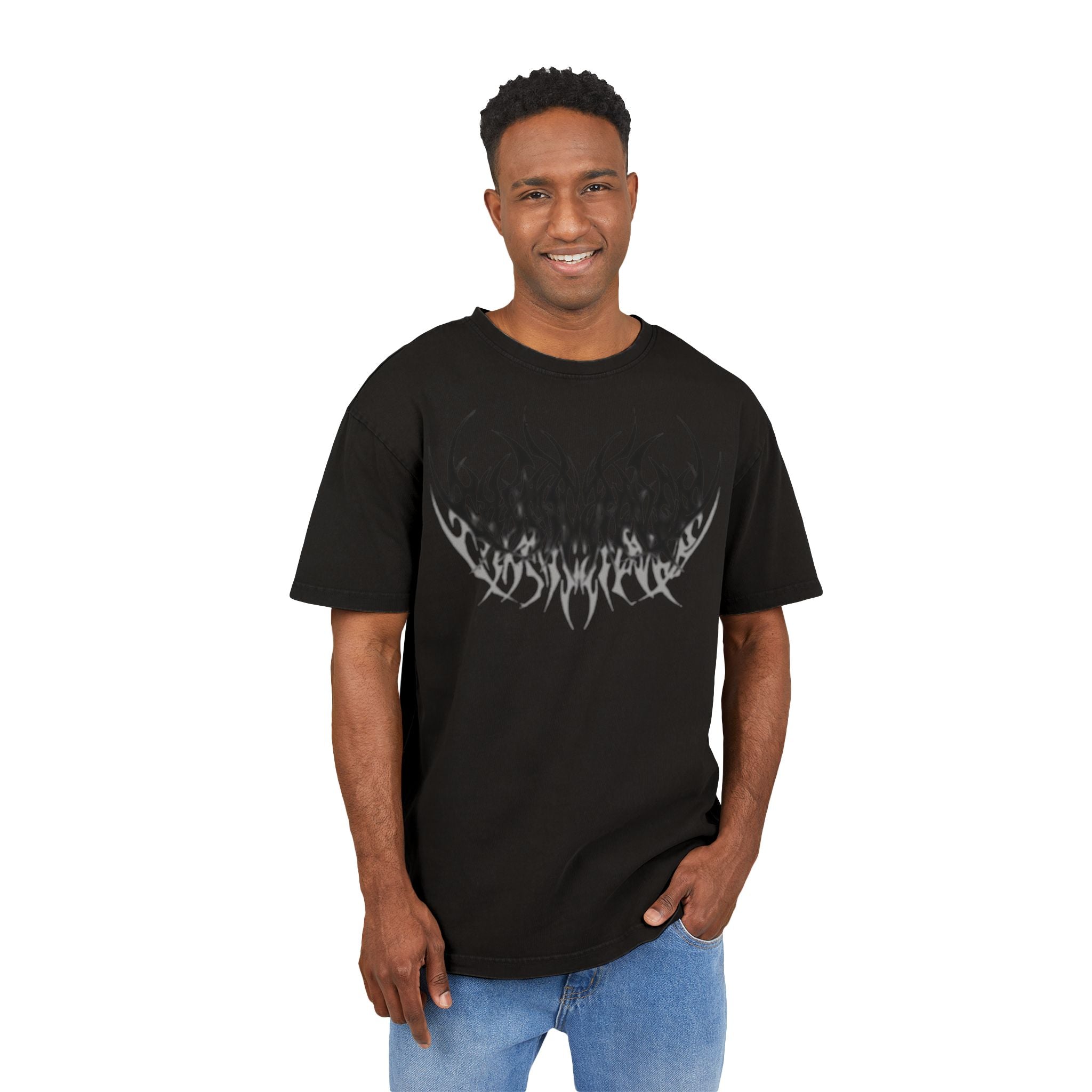 Demon Overload - Men's Oversized Tribal Tee
